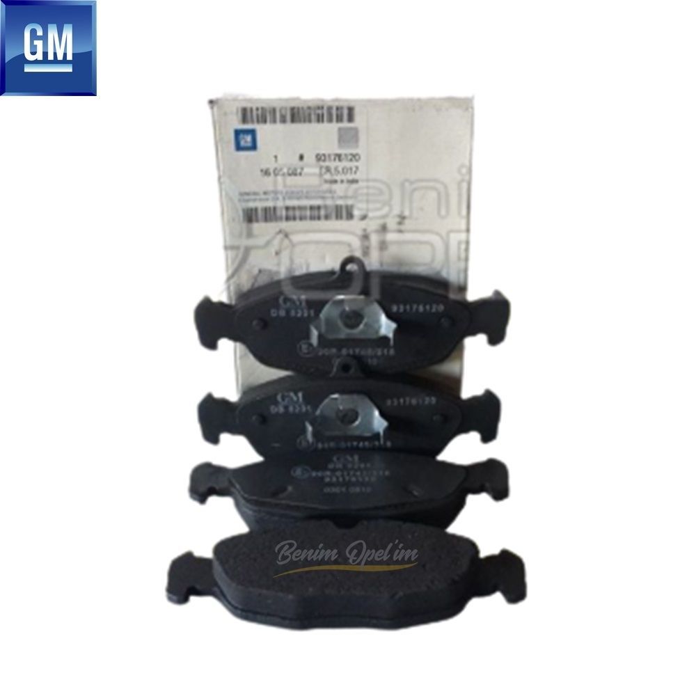 Product Code : 1605087 - Front Brake Pad Opel Astra F, Corsa B, Tigra A, Vectra A 1.2/1.4/1.6/1.7/1.8 GM Genuine 1605087 - 1605907