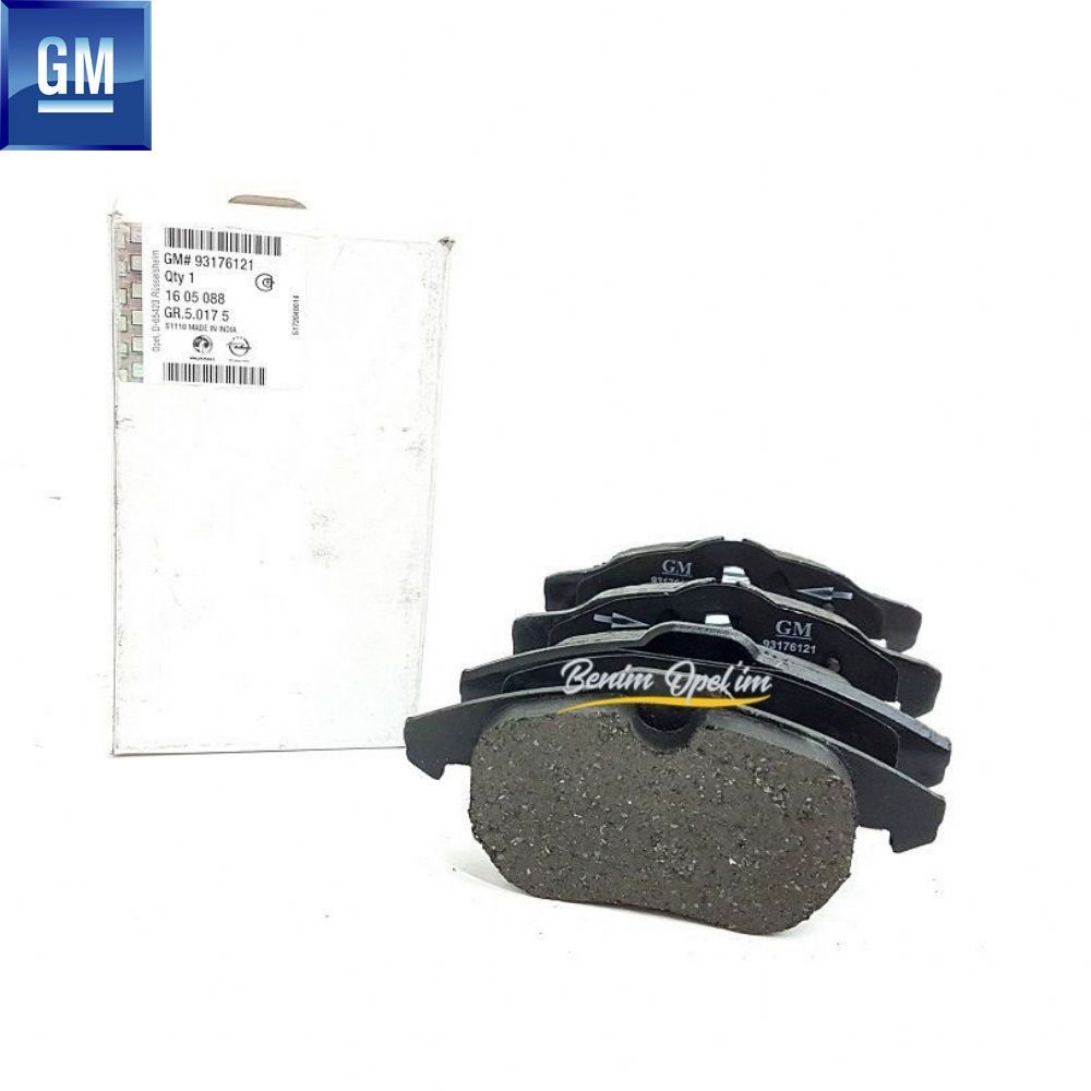 Product Code : 1605088 - Opel Vectra C, Astra H Front Brake Pad Kit 1.6/1.8/2.0/2.2 GM Genuine 1605088 - 93176121