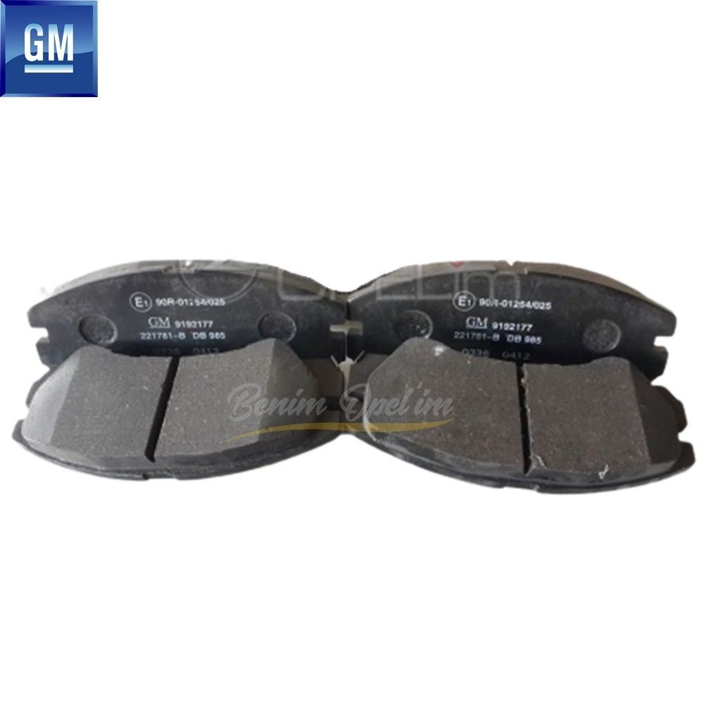 Product Code : 1605017 - Front Brake Pad Opel Frontera A, Frontera B, Monterey GM Genuine 1605017 - 1605619