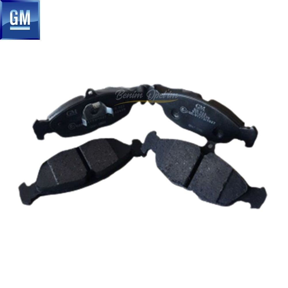 Front Brake Pad Opel Astra F, Corsa A+B, Tigra A, Vectra A 1.0/1.2/1.4/1.4/1.5/1.6/1.7 GM Genuine 1605455 - 93192639