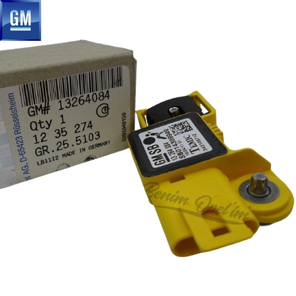 Product Code : 1235274 - Opel Zafira B Side Airbag Aırbag Sensor (Sb) Yellow GM Original 1235274 - 13264084 - 13264084