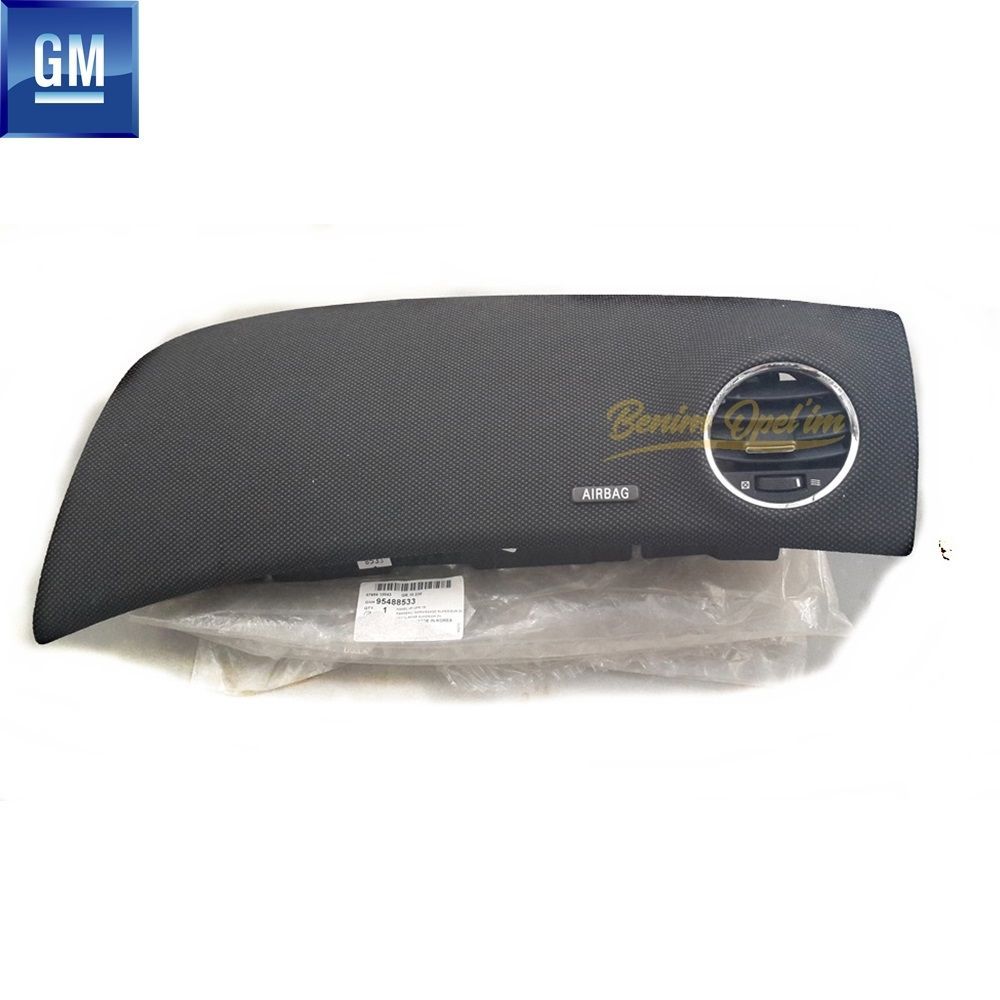 Chevrolet Cruze J300 Complete Right Torpedo Airbag Cover Smoked GM Original 95488533