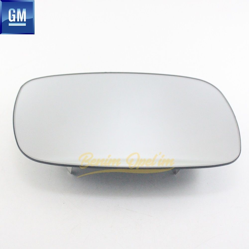 Right Outside Rear View Mirror Glass Convex Electric Opel Astra F, Omega A, Senator B, Vectra A GM Genuine 1427422 - 90442197