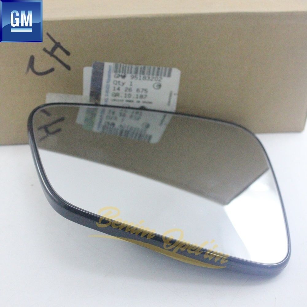 Product Code : 1426675 - Opel Mokka, Chevrolet Trax Right Outside Rear View Mirror Glass GM Genuine 1426675 - 95183202