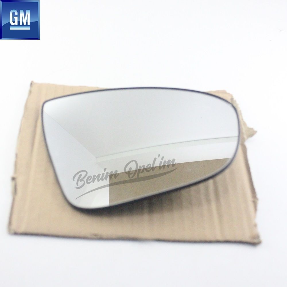 Opel Meriva B Right Outside Rear View Mirror Glass Electric GM Genuine 1428487 - 13258013