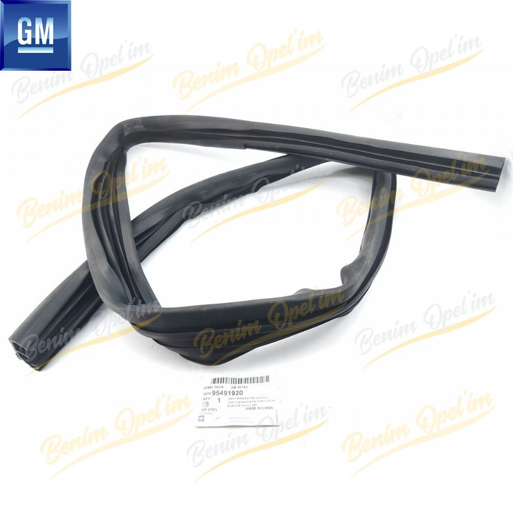 Chevrolet Aveo T300 Left Front Window Outer Seal (Driver Side) GM Genuine 95491920 - 95379896