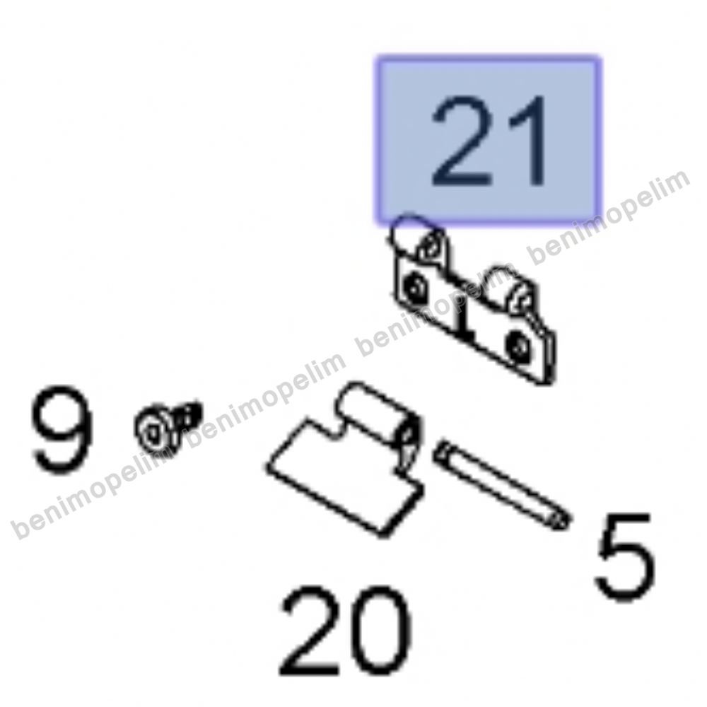 Product Code : 5132266 - Boot Lid Hinge Left Combo GM Genuine 5132266 - 91163324