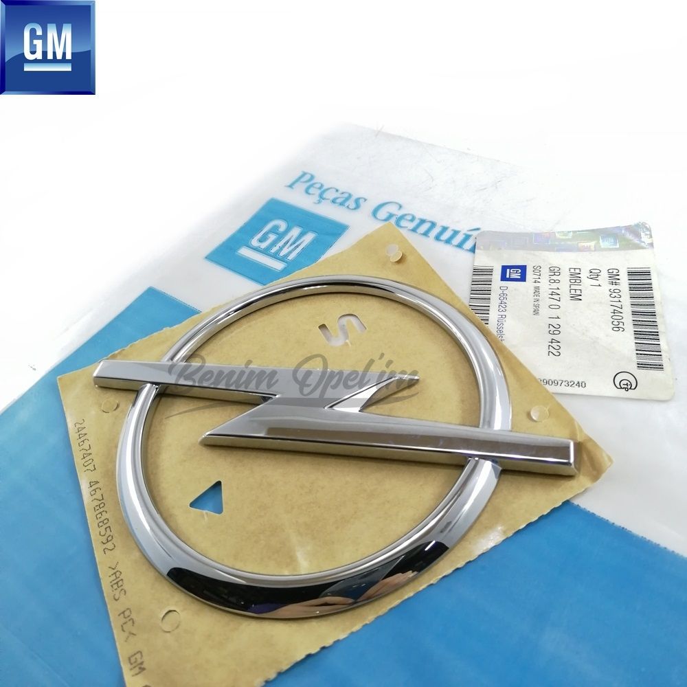 Product Code : 129422 - Opel Meriva A, Vectra C Rear Tailgate Emblem Chrome GM Genuine 129422 - 93174056 - 93174056