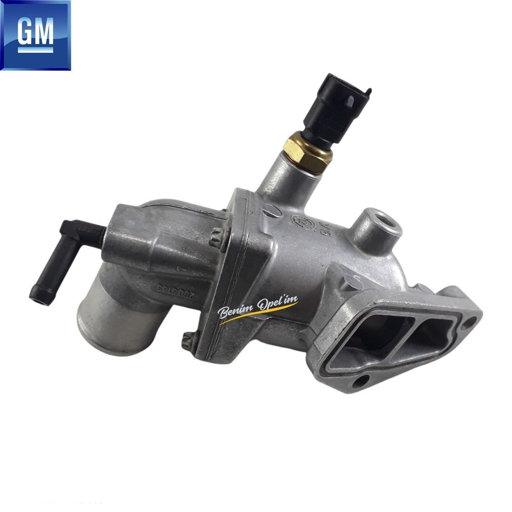 Thermostat Housing 1.4/1.6 Opel Astra G, Zafira A B, Corsa C, Meriva A, Vectra C GM Original 90573325 - 1338195