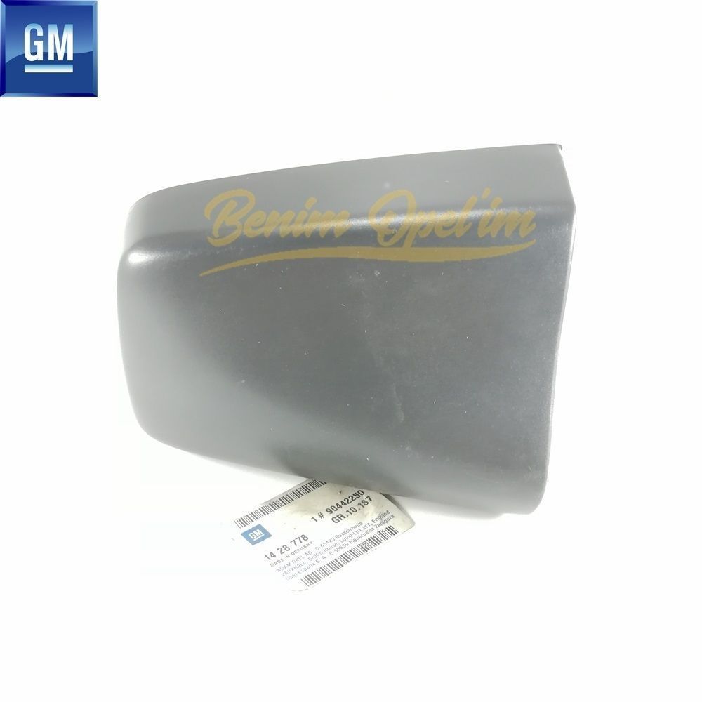 Opel Astra F Right Outside Rear View Mirror Cover Primer GM Genuine 1428778 - 90442213