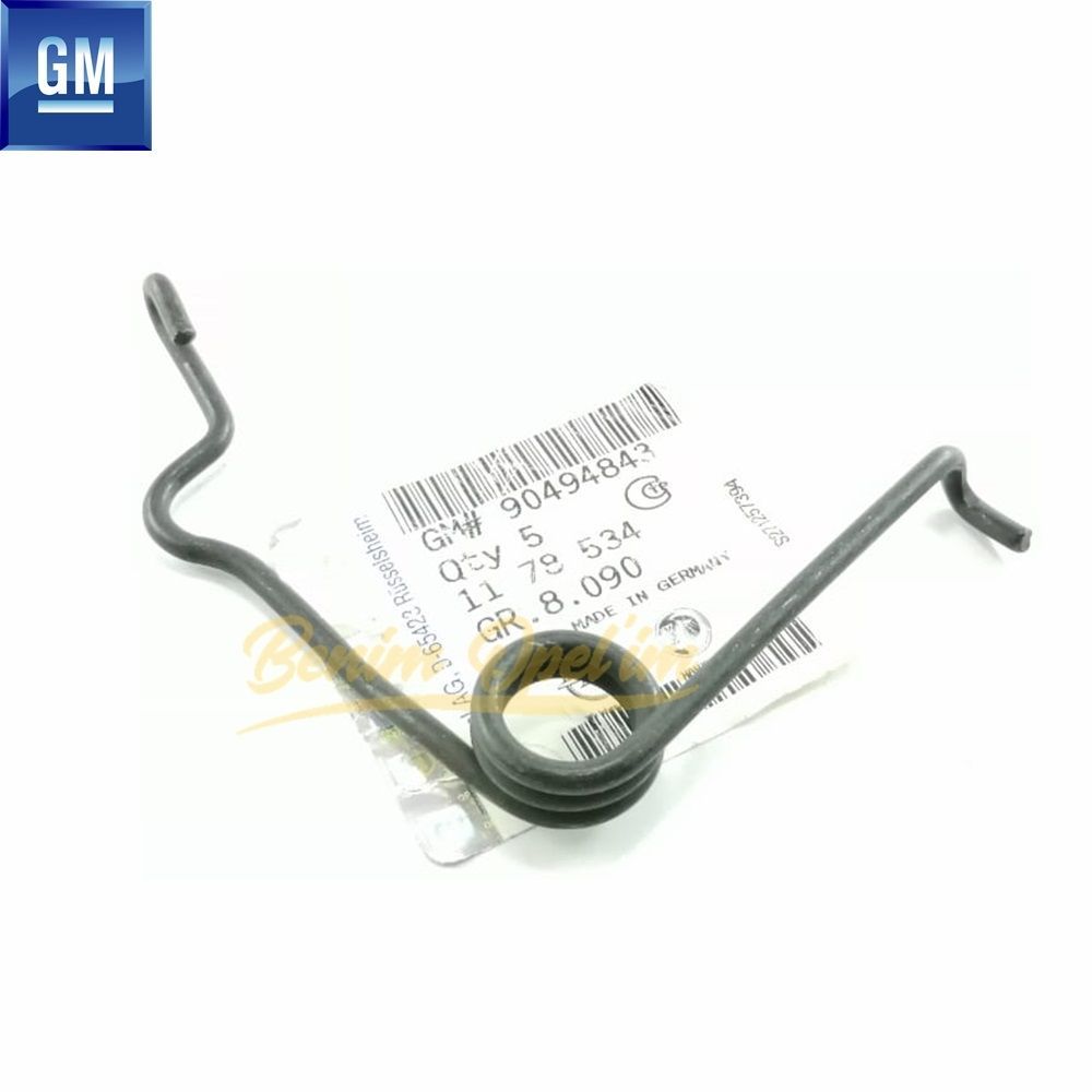 Opel Front Engine Bonnet Lock Spring GM Genuine 1178534 - 90494843