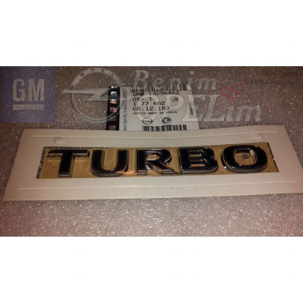 Opel Turbo Inscription GM Original 13296452