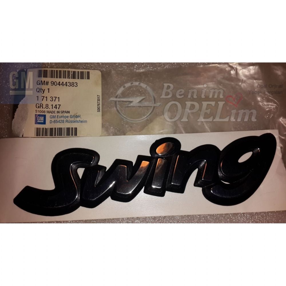 Corsa B Swing Lettering GM Original 90444383