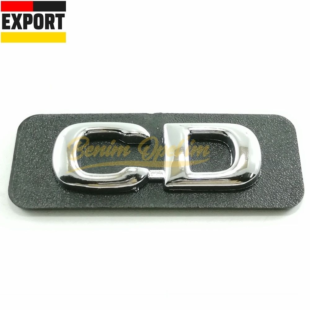 Product Code : 172774E - Front Door Moulding CD Lettering Chrome Opel Omega B, Astra G, Vectra B 1st Class Quality 172774