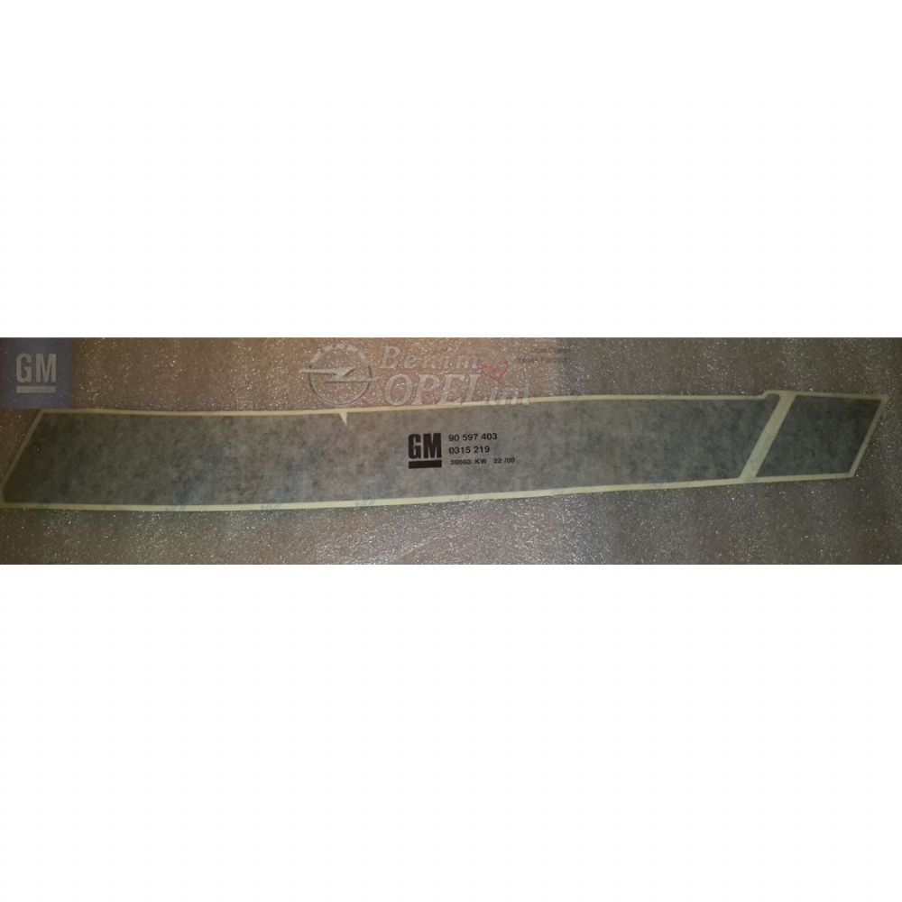 Product Code : 90597403 - Opel Vectra B Left Rear Door Pillar Outer Skin GM Original 90597403 - 2160405