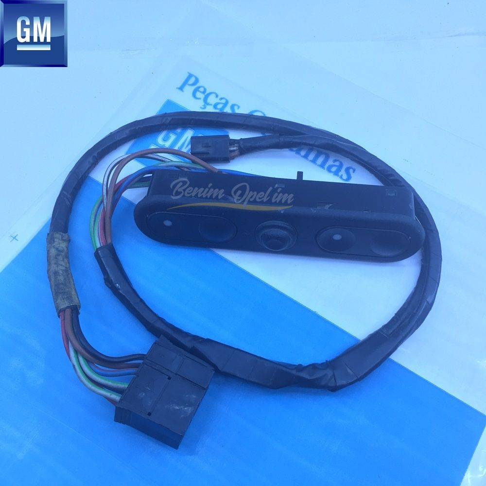 Product Code : 1241062 - Opel Omega A, Senator B Right Front and Rear Window Open Button (Switch) GM Genuine 1241062 - 90260965