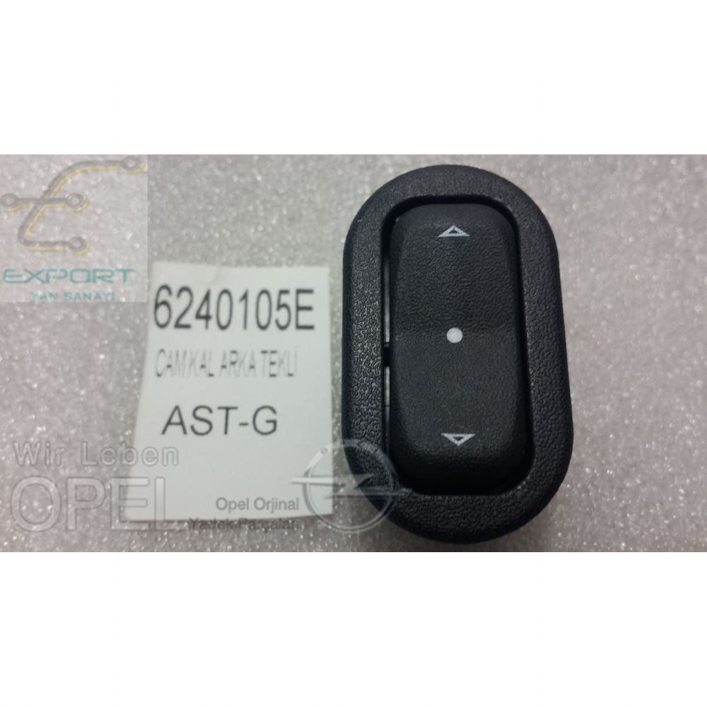 Product Code : 6240105E - Opel Astra G Window Switch Rear Ast, G Single 1st Class Quality 6240105