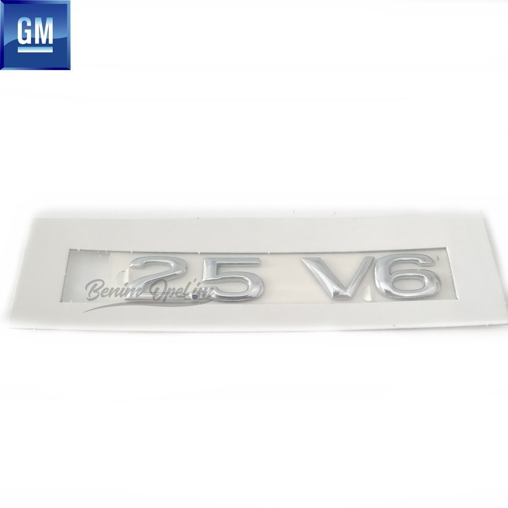 Product Code : 5177078 - Opel Vectra B Rear Boot 2.5 V6 Lettering Chrome GM Genuine 5177078 - 90540432