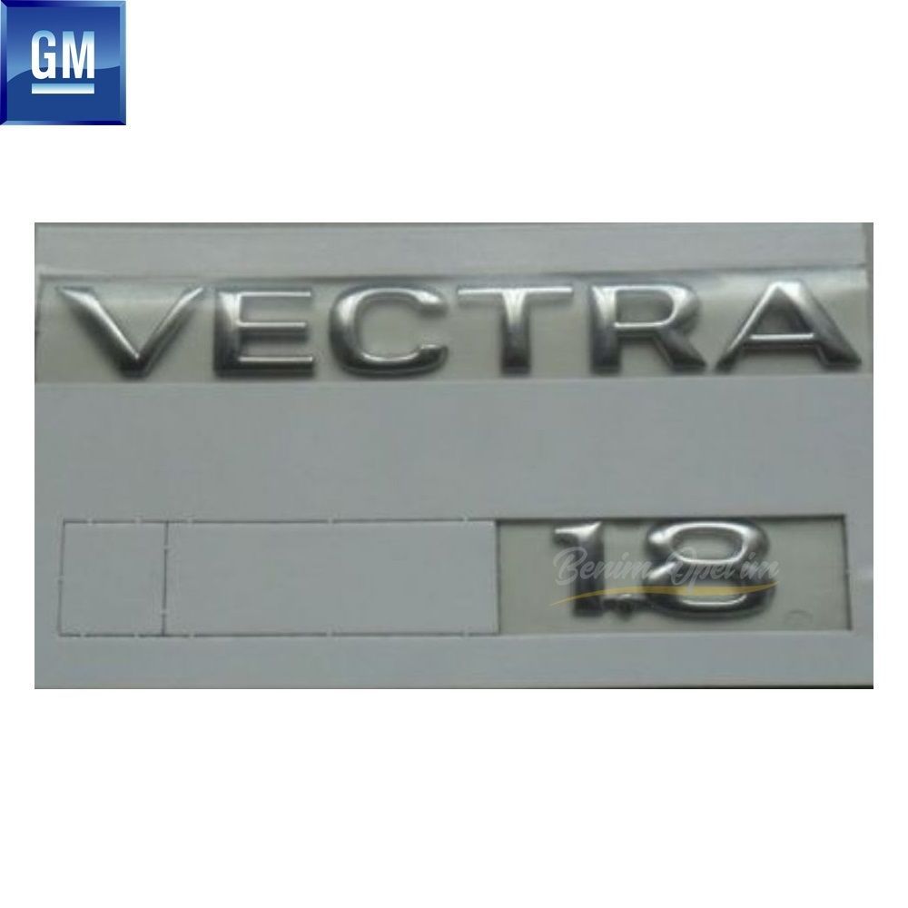 Product Code : 177217 - Opel Vectra B Vectra 1.8 Lettering Chrome GM Genuine 177217 - 24422681