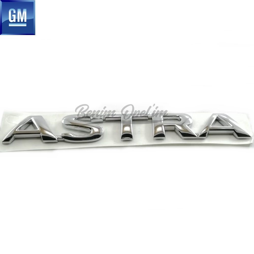 Opel Astra F, Astra G Rear Boot Astra Lettering Chrome GM Genuine 5177042 - 90510787