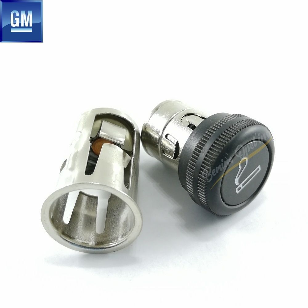 Product Code : 1743252 - Complete Cigarette Lighter Black Opel Astra F G, Zafira A, Calibra, Tigra A, Combo B C, Corsa B C D, Meriva A, Omega, Tigra B, Vectra A B, Agila GM Genuine 1743252 - 90461169