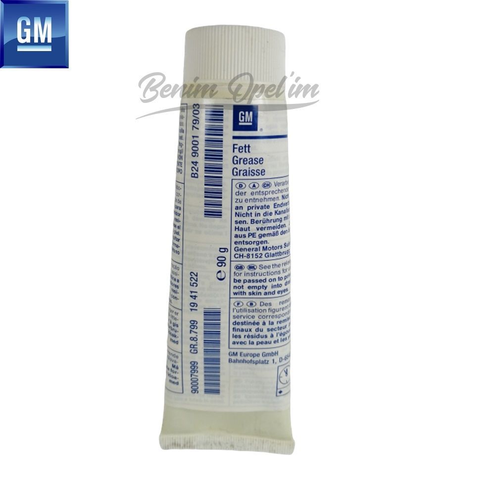 Product Code : 1941522 - Opel and Chevrolet GM Special Grease 90 Gr. 1941522 - 90007999