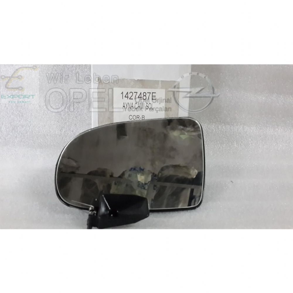 Product Code : 1427487E - Opel Corsa B Left Exterior Rear View Mirror Glass Unlined 1st Class Quality 1427487