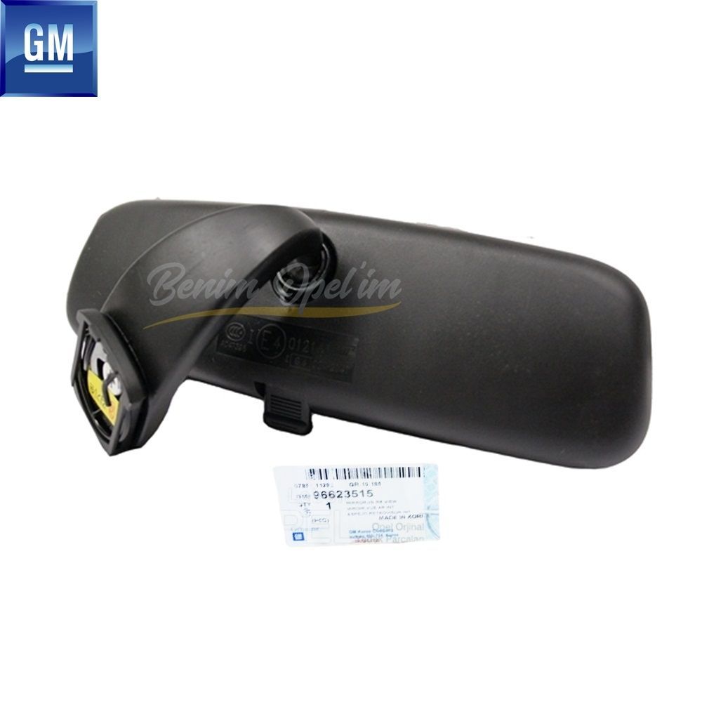 Opel Antara, Chevrolet Captiva C100 Complete Interior Rear View Mirror Black GM Original 96623515 - 4808161