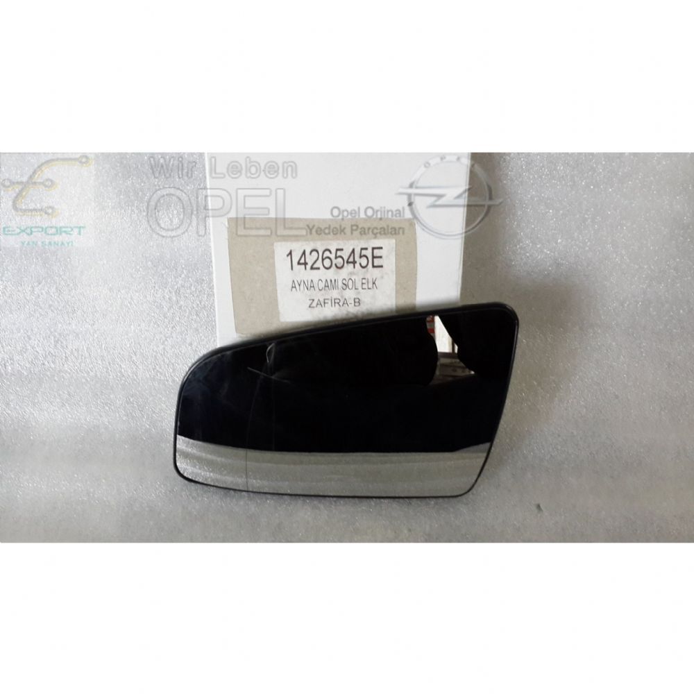 Product Code : 1426545E - Opel Zafira B Left Exterior Rear View Mirror Glass Electric 1st Class Quality 1426545