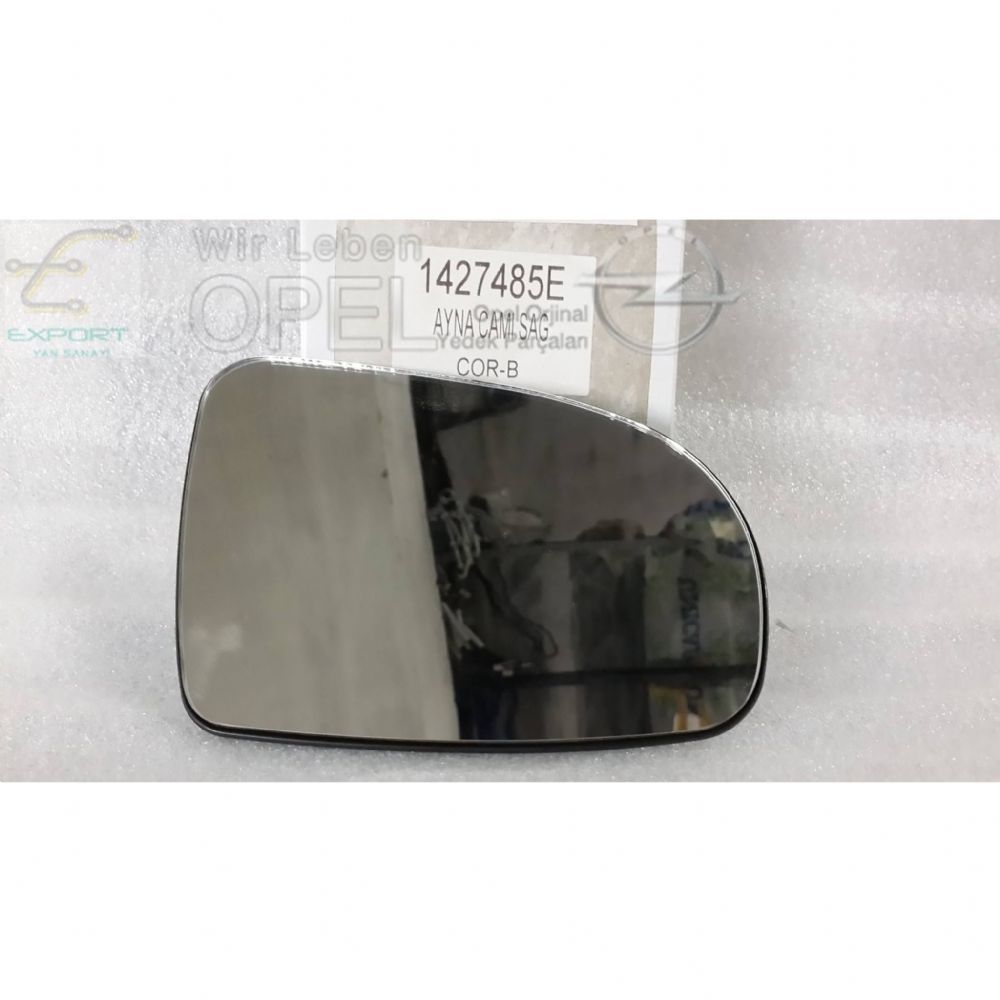 Product Code : 1427485E - Opel Corsa B Mirror Glass Cor, B Right Manual 1st Class Quality 1427485