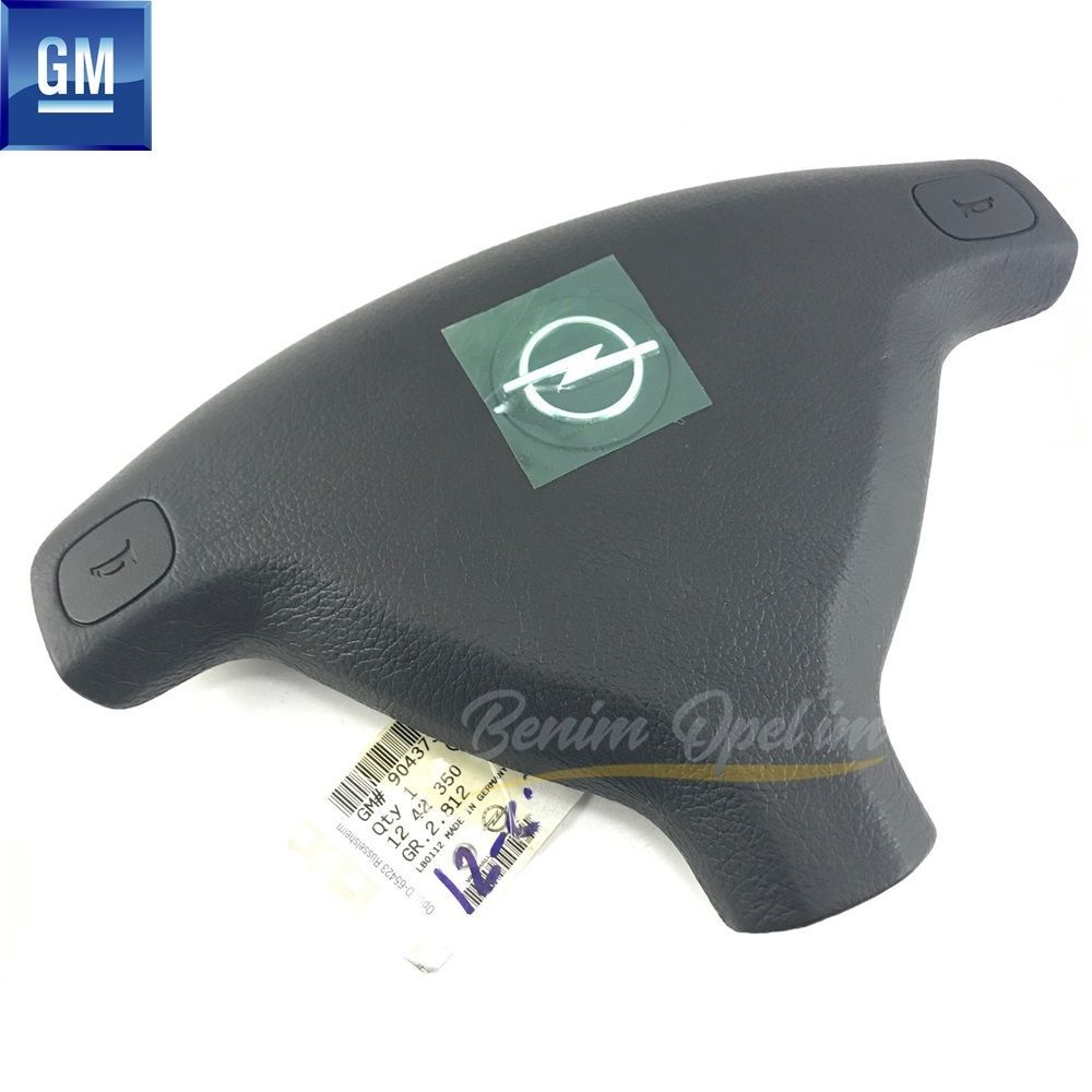 Product Code : 1242350 - Steering Wheel Cover Black Opel Astra G, Zafira A, Corsa B GM Original (For Vehicles Without Airbag Feature) 1242350 - 90437333