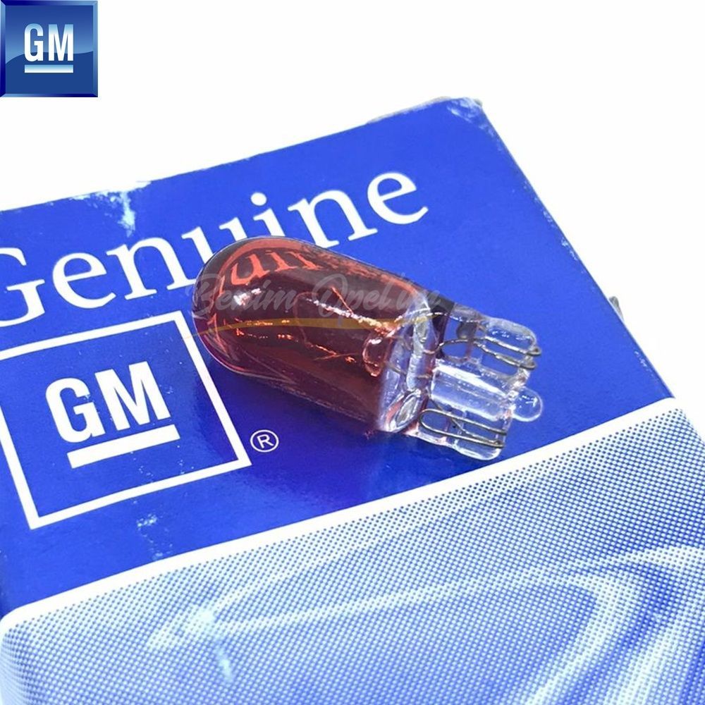 Opel Bottomless Bulb Orange 12V 5Wat GM Original 2098351 - 91169892