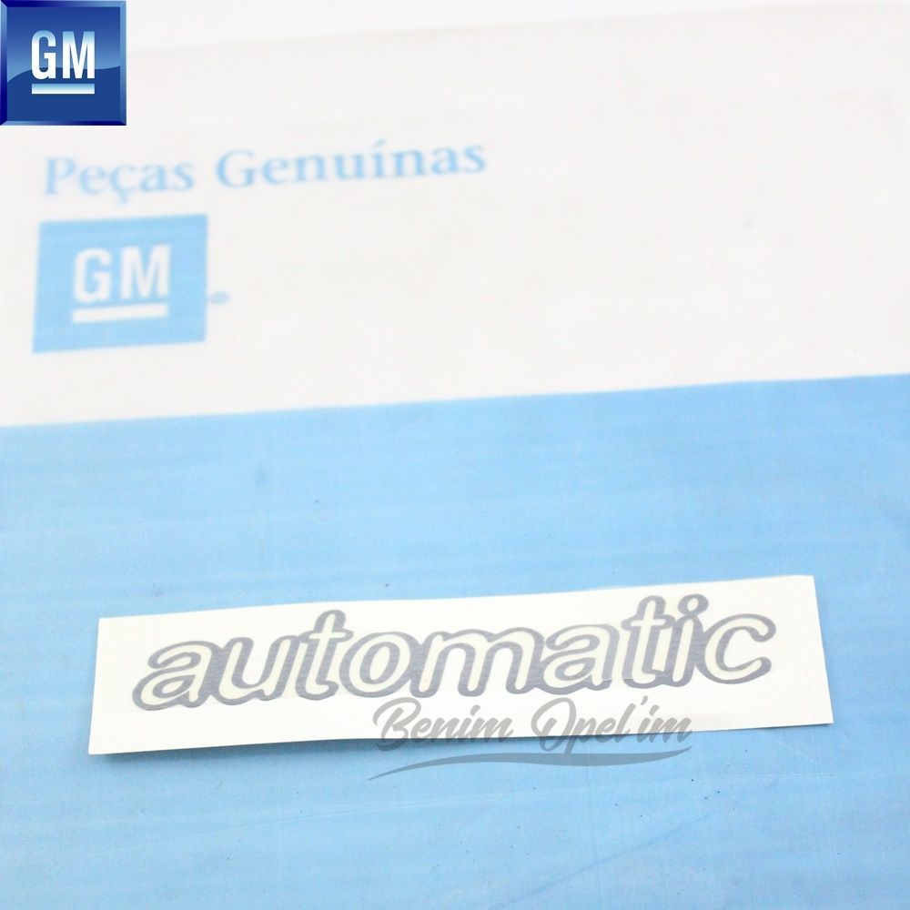 Opel Vectra A Automatic Lettering 13cmx3cm (Automatic Decal) GM Original 1719957 - 90347442