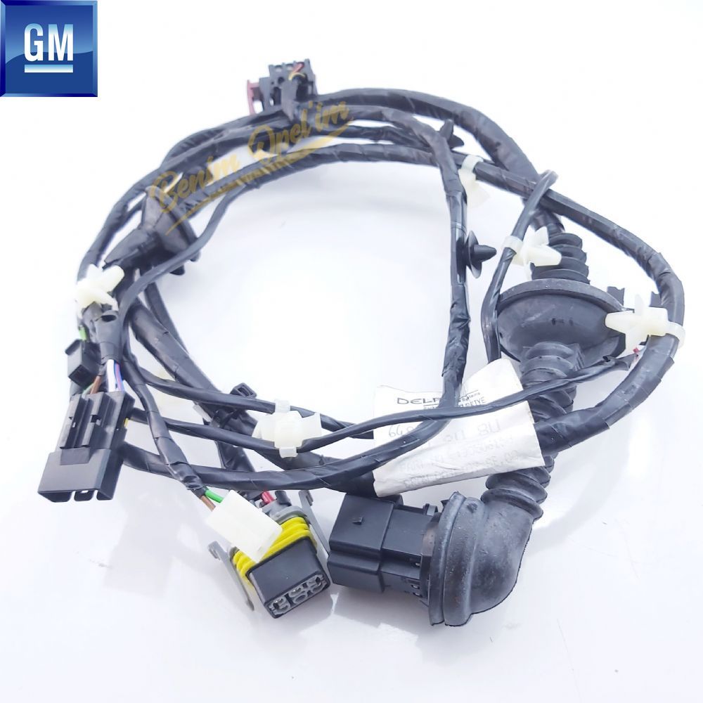 Opel Vectra B Rear Door Wiring Harness (8U Installation) GM Original 90506158 - 1298255