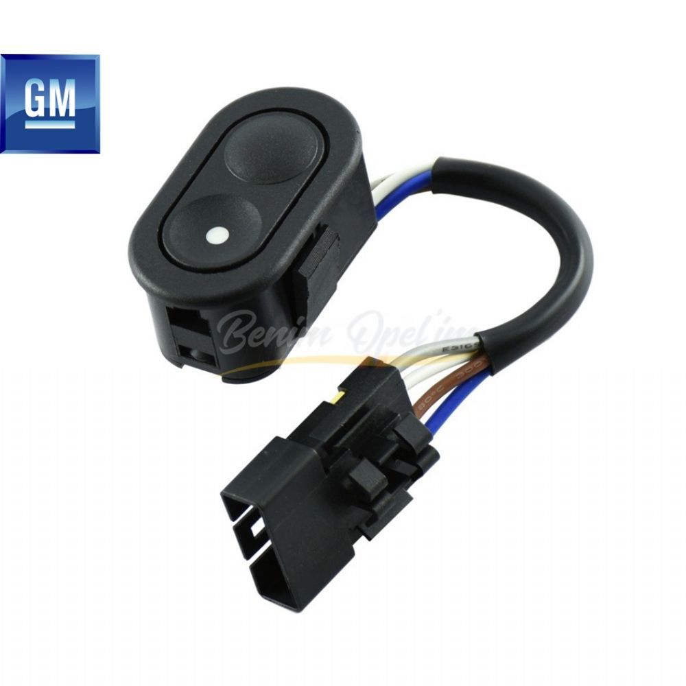 Product Code : 1240605 - Opel Vectra A, Frontera A Rear Window Lift Switch Black GM Genuine 1240605 - 90318942