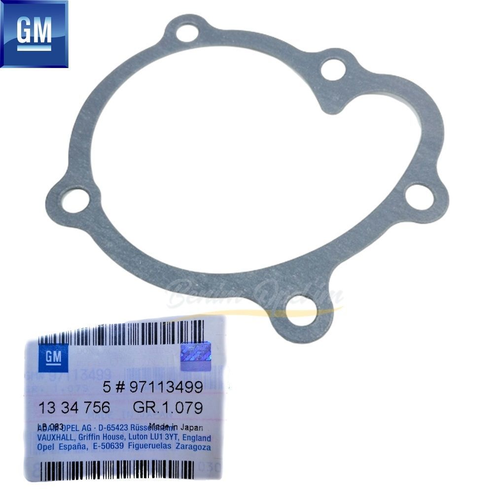 Recirculation Water Pump Gasket 1.7 Diesel Opel Astra F, Corsa B, Tigra A, Vectra A, Vectra B GM Original 1334756 - 97113499