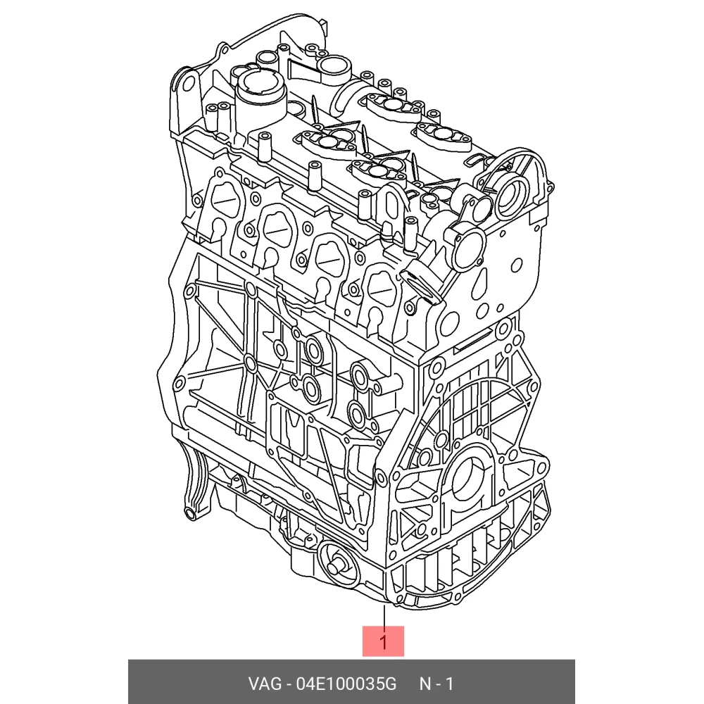 Volkswagen Jetta Tiguan Passat Golf 7 Audi A3 Seat Leon Uyumlu Komple Sandık Motor Oem 1.4 Tsi 110 Kw 150 Ps