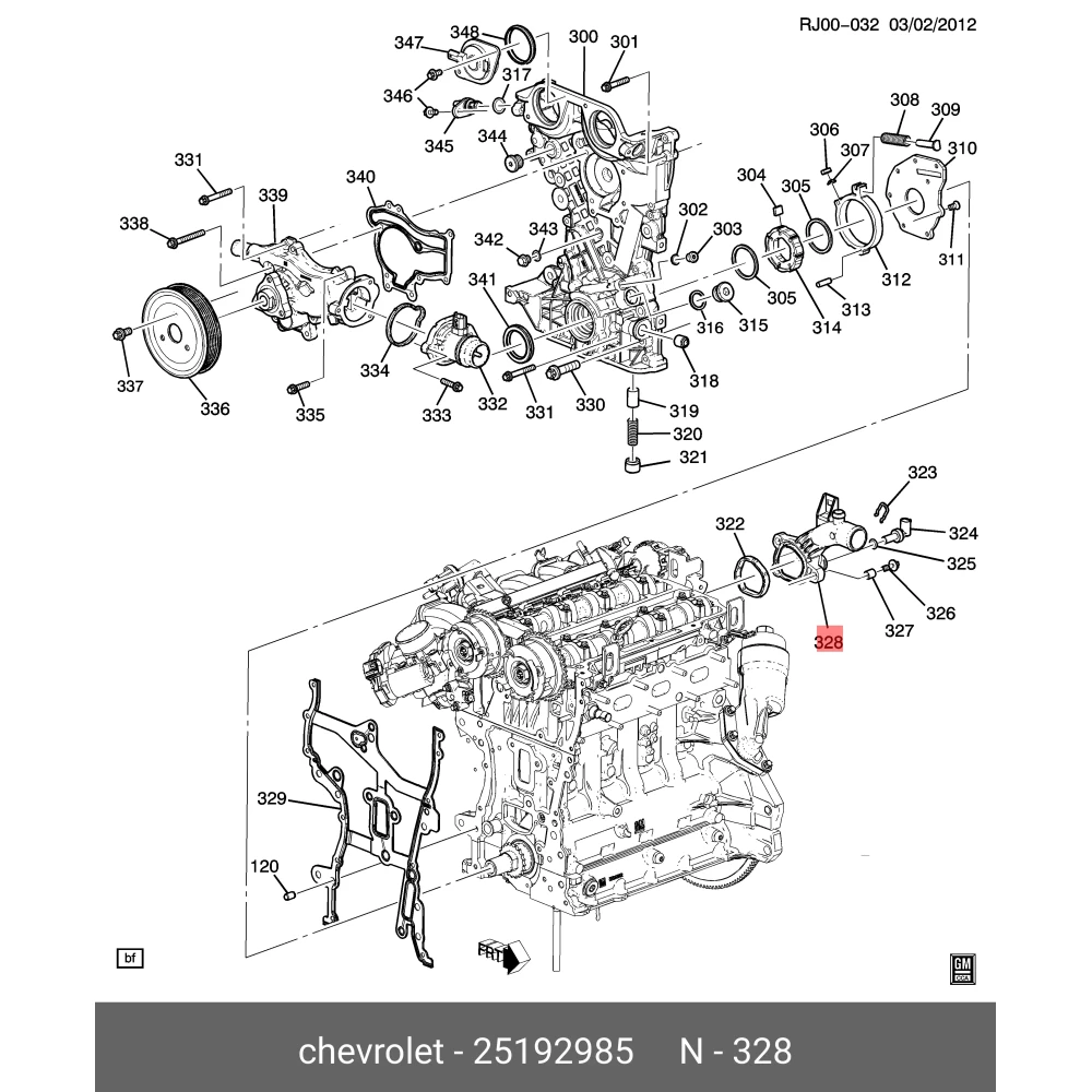 TERMOSTAT GÖVDESİ CORSA D-E, ASTRA J, AVEO T300, CRUZE 1.2 1.4 TURBOSUZ - (Müşürsüz)