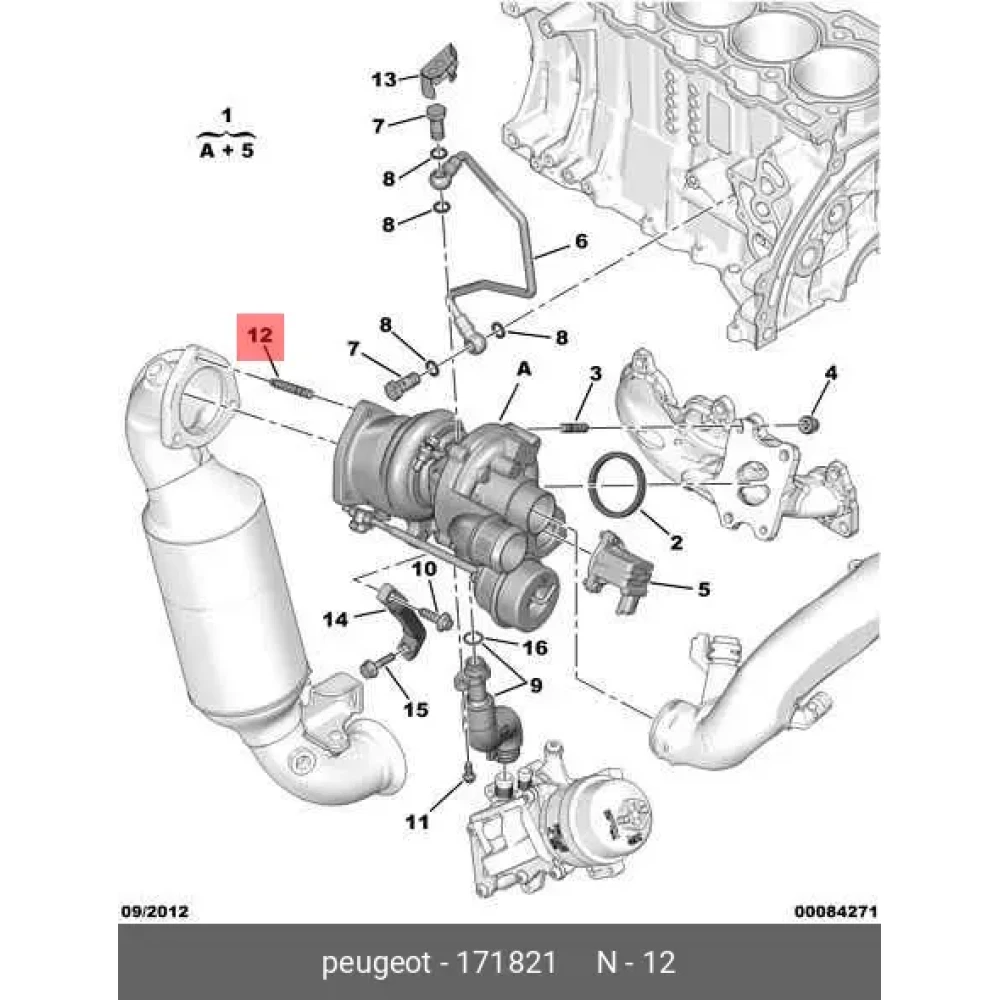 Peugeot 2008 Egzoz Saplaması 171821.3648806