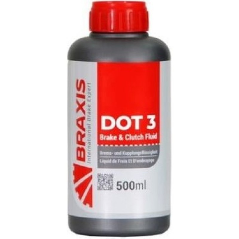 Ürün Kodu : 1942407B - Braxis Dot-3 Fren Hidrolik Yağı 500ml.