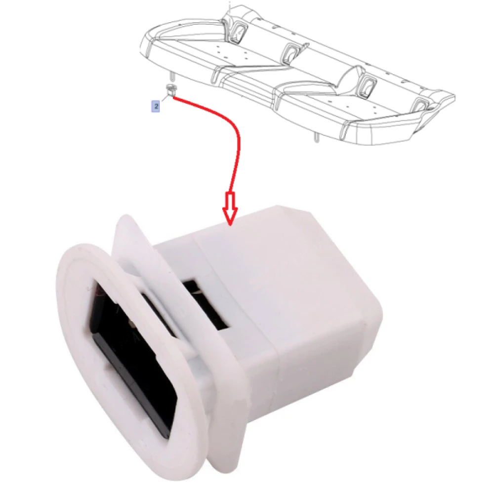5168451 Orijinal | Arka Koltuk Sabitleme Klipsi Opel Insignia A, Insignia B, Vectra C, Chevrolet Cruze Uyumlu