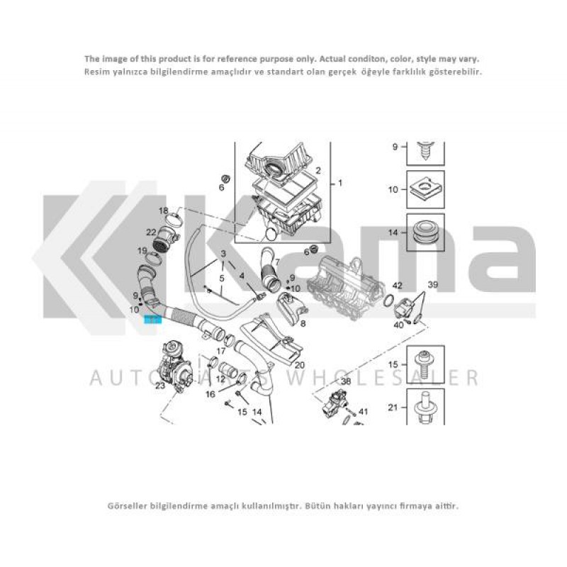 HAVA FİLİTRE BORUSU COR-C Z13DTJ