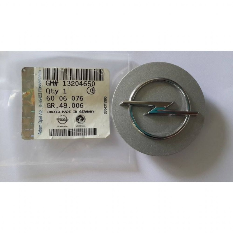 13214658 Orijinal | Jant Göbeği Opel Astra H, Corsa D, Vectra C, Zafira B Uyumlu Gümüş 65mm