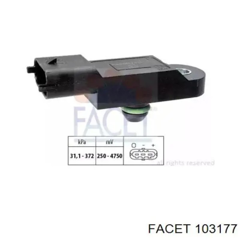 Opel Vectra B X20DTH-X20DTL Emme Manifold Basınç Sensörü