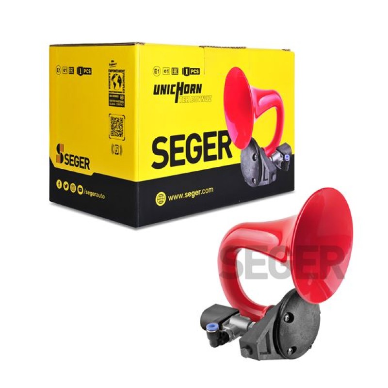 12V TEK BORULU HAVALI KORNA  (UNICHORN / TEK BOYNUZ)