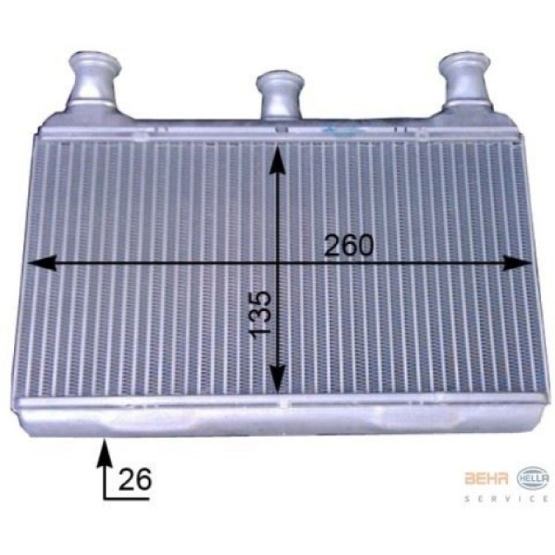 Ürün Kodu : 8FH351312161 - KALORİFER RAD, BMW E60 E61 E63 E64 5 SERİSİ 6 SERİ