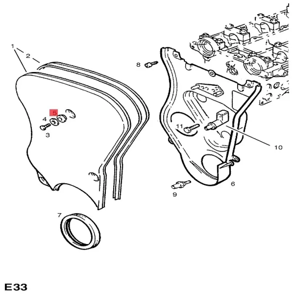 90233881 Orijinal | Triger Kapak Lastik Takozu Opel Vectra A, Vectra B, Astra G, Corsa C Uyumlu
