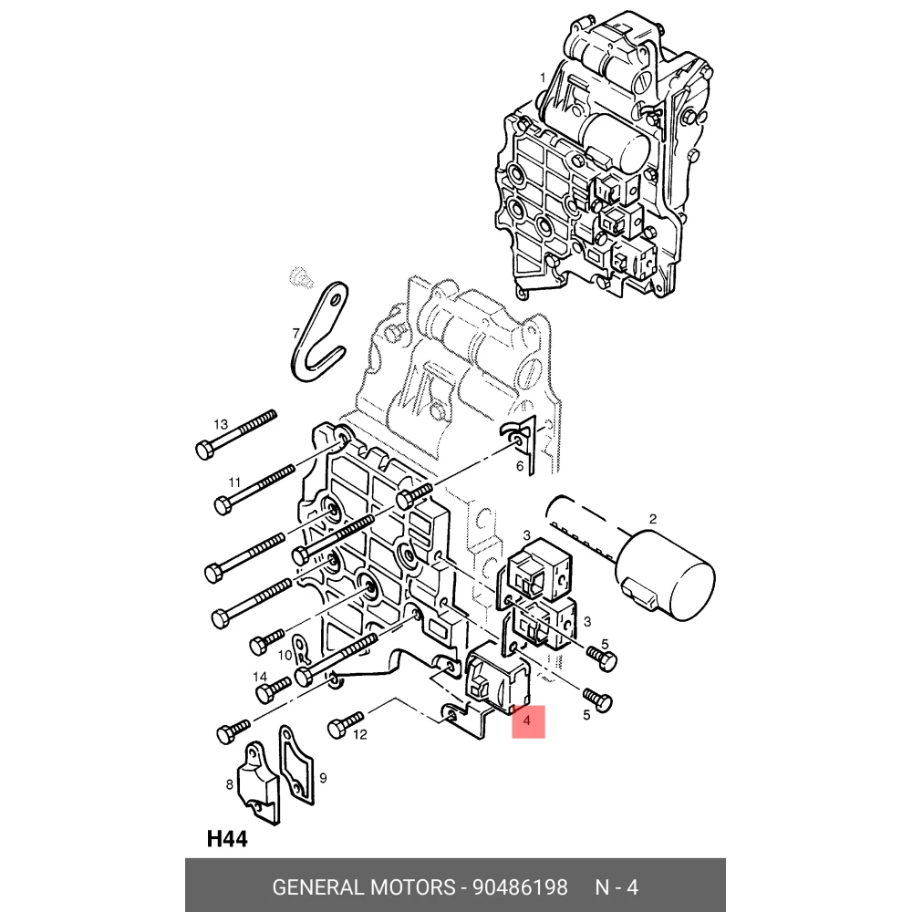 Opel Corsa B Otomatik Şanzıman Selenoid Valfi 735737