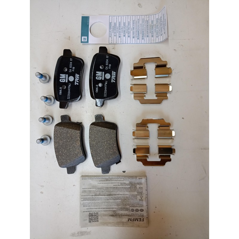 Opel Corsa E Arka Fren Balata Takımı Gm - 95517078