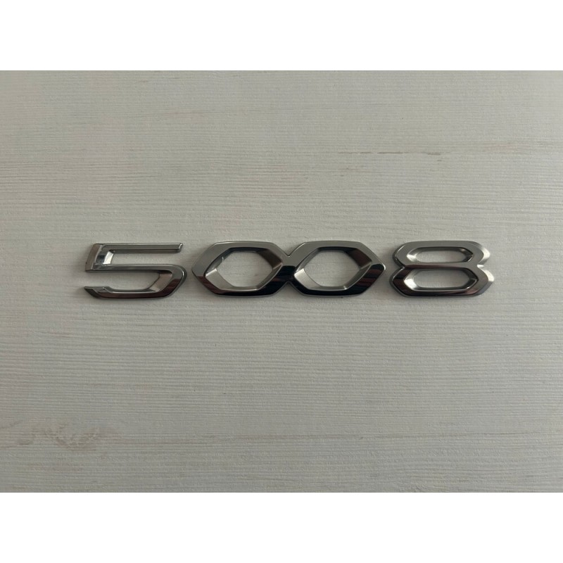 Peugeot 5008 (21-23) Motor Kaput 5008 Yazısı, Krom Gm 98377915DX